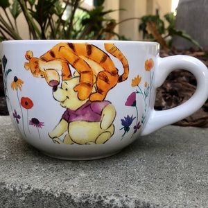 Large Floral WINNIE THE POOH Mug